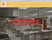 Tablet Screenshot of mobiliariorestaurantero.com